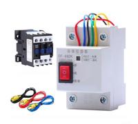 Automatic Water Pump Controller 220V 25A with Probe for Sump Pump - Fireproof ABS Level Sensor for Household Tanks(B)