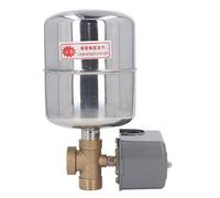 Automatic Water Pump Pressure Controller, Stainless Steel Electronic Pressure Switch Kit with Stainless Steel Pressure Tank, Copper Check Valve, Leakage Check, Pump Pressure Switch