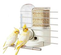 Automatic Water Supply - Automatic Water Supply Bowl with Stop, Bird Bowl, Fits Chinchilla, Cockey, Canary, Finch for Indoor Cage