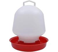 Automatic Water Supply for Chickens, Domed Plastic, Compatible with Chickens, Ducks, Birds, Pigeons, Heavy Duty Water Container, Food Feeder, Bucket, Farming Equipment, Chicken Farming Supplies, 1.6