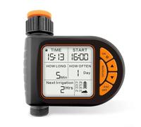 Automatic Water Timer for Garden Irrigation with Rain Delay| Programmable Sprinkler Controller| Waterproof Hose Tap Adapter| Digital Display for Lawn Plant Care| Easy Setup Manual Mode Included