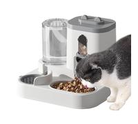 Automatic Waterer for Pets - 2 in 1 Dog Cat | Station Large Capacity 2.2 + 0.8 L Water for Small Medium Pets