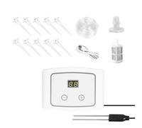Automatic Watering System,Electric Adjustable Water Output Humidity Tester | Indoor Houseplants Watering Devices - for Patio Greenhouse Grow Tent Home Yard Apartment Balcony