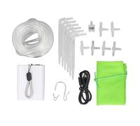 Automatic Watering System Timer, Low Noise Digital Drip Irrigation Kit for 6 Potted Plants - Built In Pump, Long Battery Life, Easy Programming for Indoor and Outdoor Gardening