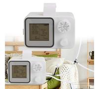 Automatic Watering System with Timer, 2000mAh Rechargeable Battery, Adjustable Drip Irrigation Kit for Indoor Potted Plants, Balcony Gardens, 1 HOU(B)