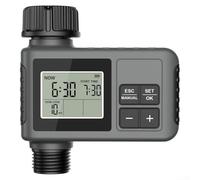 Automatic Watering Timer Digital LCD Screen Garden Irrigation System With Rain Delay Manual Control for Lawn Yard Sprinkler(11.5mm)