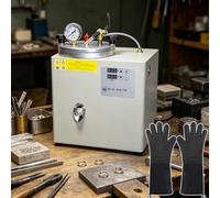 Automatic Wax Injection Machine, 2.5L Wax Injection Machine with Air Pressure, Digital Temperature Control, Bench Top Design, Anti-slip Feet, Jewelry Wax Injector for Factory, Jewelry and Metal