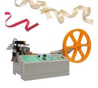 Automatic Webbing Cutting Machine, Hot and Cold Tape Cutter with Digital Display, 400W Textile Ribbon Cutter for Elastic Band and Self-Adhesive Tape