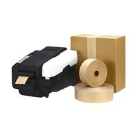 Automatic Wet Tape Dispenser, Adjustable 40-80mm Width, with Heating Panel - Perfect for Warehouse, Office, and Packaging Applications