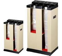 Automatic Wet Umbrella Packaging Machine with Double-Slot Dispenser and Bags for Public Space Storage