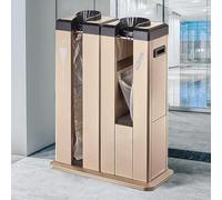 Automatic Wet Umbrella Packing Machine - Efficient Drip Containment with Stand and Racks for High-Traffic Entrances