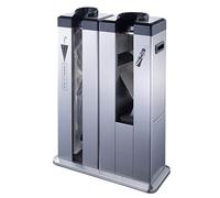 Automatic Wet Umbrella Wrapper with Double Slots and Pulley, Includes 100 Bags for Entryway Use in Hotels, Shopping Malls, and Restaurants