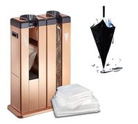 Automatic Wet Umbrella Wrapper with Wheels for Entrance Use