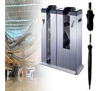 Automatic Wet Umbrella Wrapping Machine with Dual-Slot Dispenser and Stand, Includes Assorted Bags