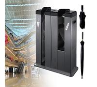 Automatic Wet Umbrella Wrapping Machine with Dual-Slot Dispenser and Stand, Includes Assorted Bags