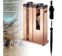 Automatic Wet Umbrella Wrapping Machine with Dual-Slot Dispenser and Stand, Includes Assorted Bags