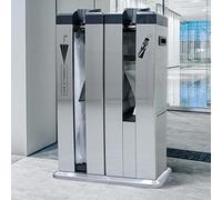 Automatic Wet Umbrella Wrapping Stand with Bags, Durable Metal Umbrella Packing Solution for Business and Public Spaces