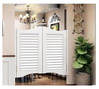 Automatic White Swinging Cafe Doors 28x36in - Double-Acting Entry Doors for Restaurant, Pub, Porch & Commercial Use - Versatile Partition Doors 20-48 Inch Options