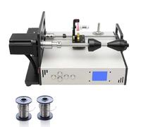 Automatic Wind Wire Machines, Cable Tube Amplifier Industrial Grade with LCD Screen, 120-900 Revolutions/min, Coil Winding Machine, for Metal Wire, Fishing Line, Silk Thread