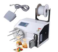 Automatic Winding Machine Touch Screen Induction Cable Tie Machine Automatic Cable Tie Machine for Supermarkets, Cable Tying,Bread Packaging Model B