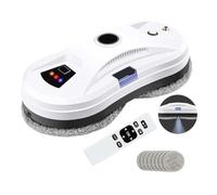 Automatic Window Cleaning Robot with Water Spray, Double Suction Cup, UPS Power Protection, Remote Control, for Indoor and Outdoor Glass