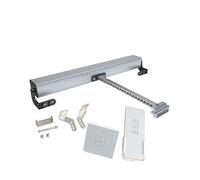 Automatic Window Opener Stroke 300/400/500/600/700/800mm Electric Chain Window Opener Actuator with Wall Switch and Remote Control, Motorized Window Vent Opener and Closers (Size : 800mm)