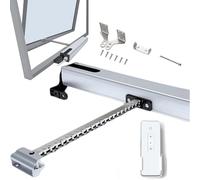 Automatic Window Opener Stroke 300/400mm, DC24V Electric Chain Window Opener, Wireless Remote Control + Rain Sensor, IP32, Max 600N, for Skylights Roof Vent,300mm