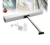 Automatic Window Opener with Remote Control and Wall Switch, Double Chain Design, IP32 Protection, Low Noise for Casement Windows