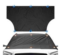 Automatic Window Protector - Windshield Mat 210x122cm, 210D Oxford Fabric Frost Barrier Heavy Duty Ice Snow Cover with UV Sun Shade | Automotive Snow Guard