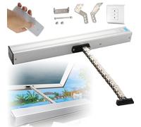 Automatic Window & Skylight Opener with Remote Control Double Layer Chain Secure Locking - Perfect for Smart Home Automat & Easy Ventilat Soluts