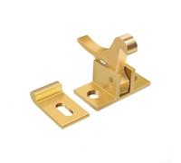 Automatic Window Stopper 5pcs Anti-Theft Sash Lock | Self-locking mechanism, solid brass build, 5-pack value, gold finish, fits sliding windows