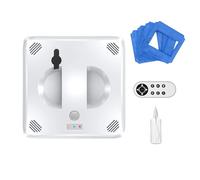 Automatic Window Wiper, 3000 Pa Suction, 3 Mode Switching, Power Outage Protection, Wireless Remote Control/App, Low Noise, Intelligent Path Planning, for Glass And Tiles,White