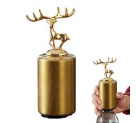 Automatic Wine Bottle Opener, Stainless Steel Electric Bottle Opener with Elk Design, Magnetic Can Opener for Bar, House, Picnic, Christmas, Father's Day, Housewarming, Camps