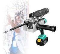 Automatic Wire Stringing Machine with LED Lighting, 50m/Min Speed and Lithium Battery, for Hydropower Wiring and Cable Pulling