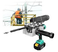 Automatic Wire Stringing Machine with LED Lighting for Indoor Outdoor Electrical Cable Threading