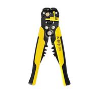 Automatic Wire Stripper Crimper Cable Cutter Multifunctional Stripping Tools Crimping Pliers Terminal Crimper 0.2-6.0mm (Yellow)