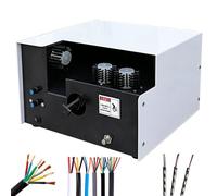 Automatic Wire Stripper Machine for Cable Recycling, Three-Brush Twisting Machine, Adjustable Forward and Reverse, Suitable for Branch Length 5-60mm