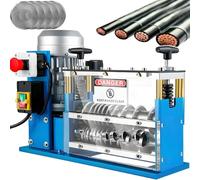 Automatic Wire Stripping Machine, 370W/750W Electric Cable Peeler, 30M/Min Speed for Scrap Copper Recycling, Handles 1.5-38mm Insulation Material
