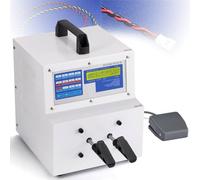 Automatic Wire Tying Tool with High-Speed Operation, LCD Display, and Program Memory for Efficient Stripping, Bundling, and Stranding in Workshops