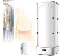 Automatic Wireless Vertical Steam Iron with Remote Control,Built-In Aromatherapy Box,Foldable Steamer for Clothes.efficient press every time.