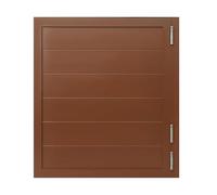 Automatic Wooden Cafe Doors Interior Double Swing Doors Rustic Brown Half Door for Porch 28.3"x39.4" (72x100cm) - Stylish & Design