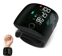 Automatic Wrist Blood Pressure Monitor Blood-Pressure Monitors with Large LCD Display Rechargeable Memory Function BP Machines for Home Office Travel Use