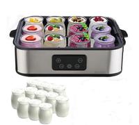 Automatic Yogurt Maker,1400ML Yogurt Maker Machine,Multi-Function Electric Yogurt Machine,Adjustable Temperature & Time Control for Fresh Homemade Yogurt,Yogurt Jar with 8 Lids,Health Gift (2200ml)