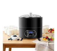 Automatic Yogurt Maker, 8L/12L Yogurt Maker Machine, With Timing & Temperature Control, 360° Constant Temperature Fermentation, Commercial Yogurt Maker for Homemade Yogurt Natto Rice Wine Black-12L