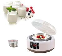 Automatic Yogurt Maker with Constant Temperature & Time Control, Low Noise Electric Yogurt Maker Machine with Stainless Steel Inner Container, Homemade Yogurt Maker for Home