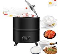 Automatic Yogurt Maker with LCD Timer, Temperature Control & 360° Fermentation for Yogurt, Natto, Rice Wine, Fruit Vinegar - Home Kitchen Appliance