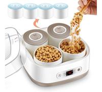Automatic Yogurt Maker with Timing and Temperature Control, Fresh Yogurt and Healthy Desserts Machine, Ideal for Homemade Yogurt and Rice Wine