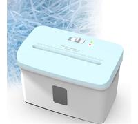 Automatic Zigzag Paper Shredder - Crinkle Cut Shredding Machine with 8.5L Transparent Bin, for Gift Wrapping, Hampers, Crafts