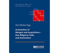 Automation of Mergers and Acquisitions: Due Diligence Tasks and Automation