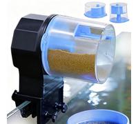 Automatischer Fischfutterautomat - 15cm Intelligenter Aquarium Futterspender Mit Timer, Große Kapazität & Einstellbarer Dosierung, Automatischer Futtergeber Für Fische, & Schildkröten